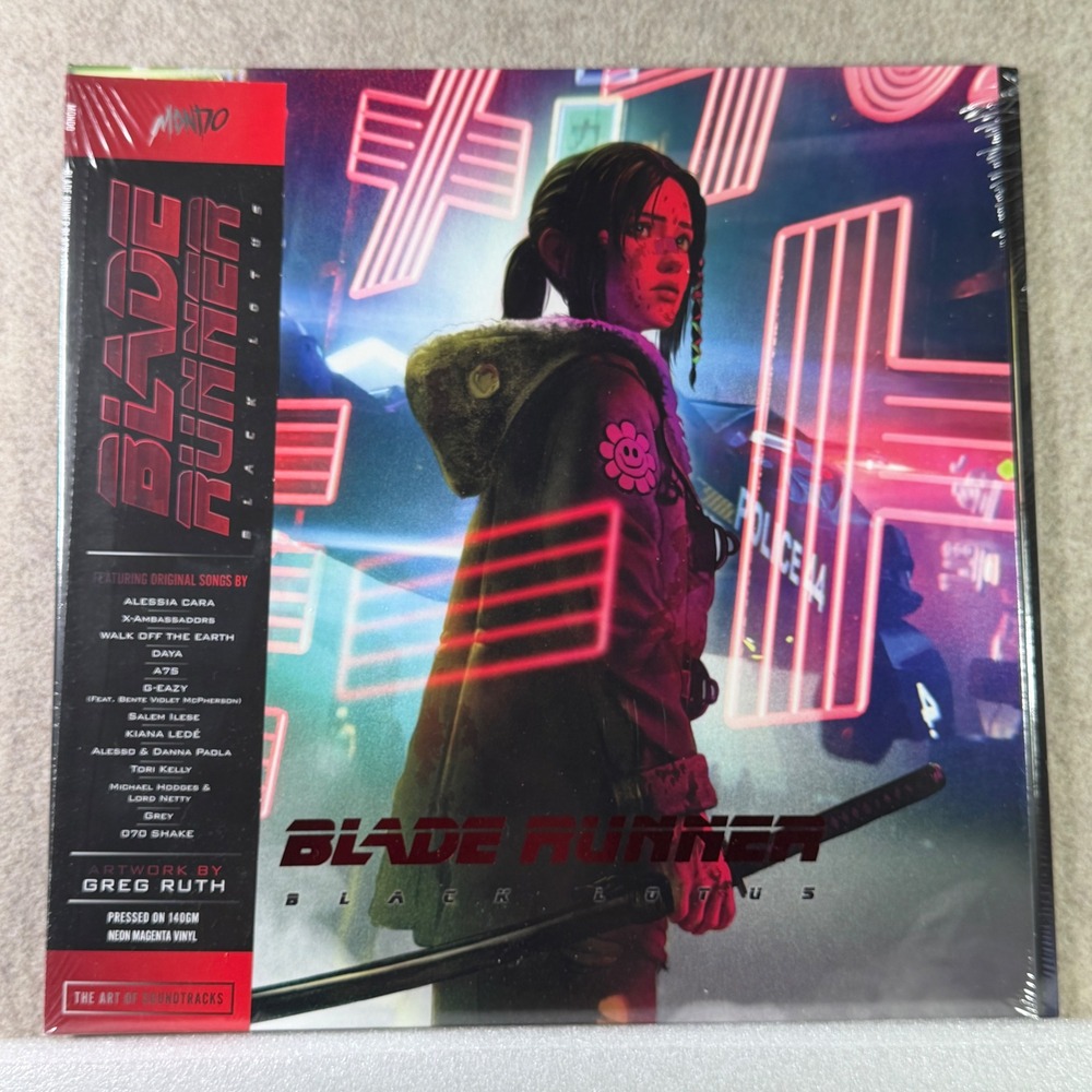 Blade Runner Black Lotus Soundtrack Vinyl LP Mondo Magenta New Cyberpunk Anime